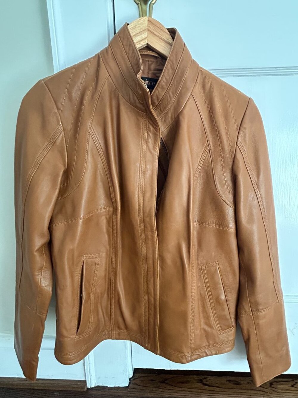 Quince 100% Leather Stand-Collar Jacket